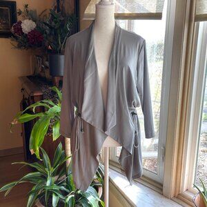 NWOT Susan Graver Open Front Cardigan with Hidden Pockets